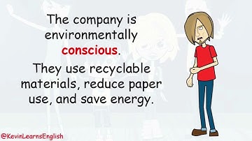 Do you know what CONSCIOUS means? --- Learn English with Kevin 😁😉 #learnenglish #funenglish