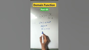 Domain Function part-05 #shorts #mathematics #math #mathematician #domain #function #functions #iit