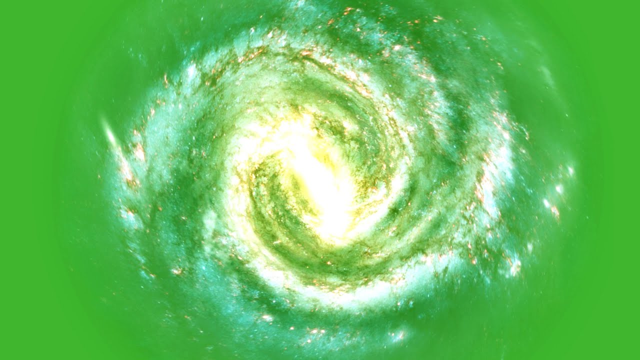 Milk Way Galaxy Green Screen YouTube