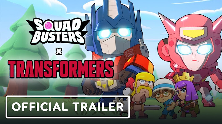 Squad Busters x Transformers - Official Collaboration Trailer