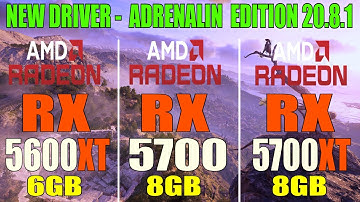 RX 5600XT vs RX 5700 vs RX 5700XT || NEW DRIVER || PC GAMES TEST ||