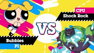 The Powerpuff Girls: Super Disc Duel 2 - Bubbles Outplays Shock Rock (CN Games) screenshot 2