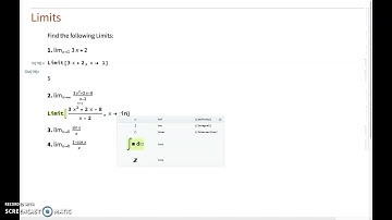 Mathematica: Evaluating Limits
