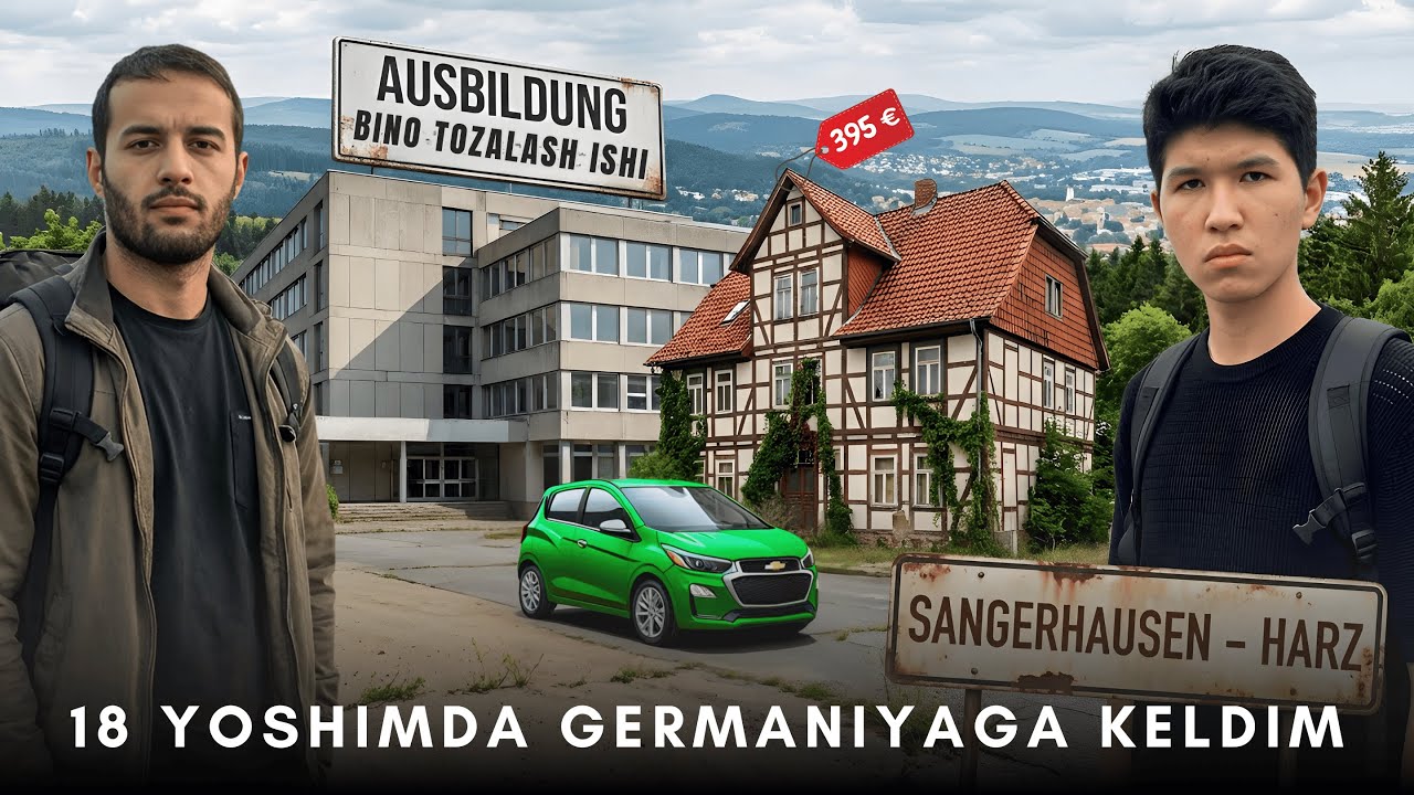 Ausbildung / O‘zbek yigitining Germaniyadagi yangi hayoti / uy, ish va haqiqatlar ! Vlog