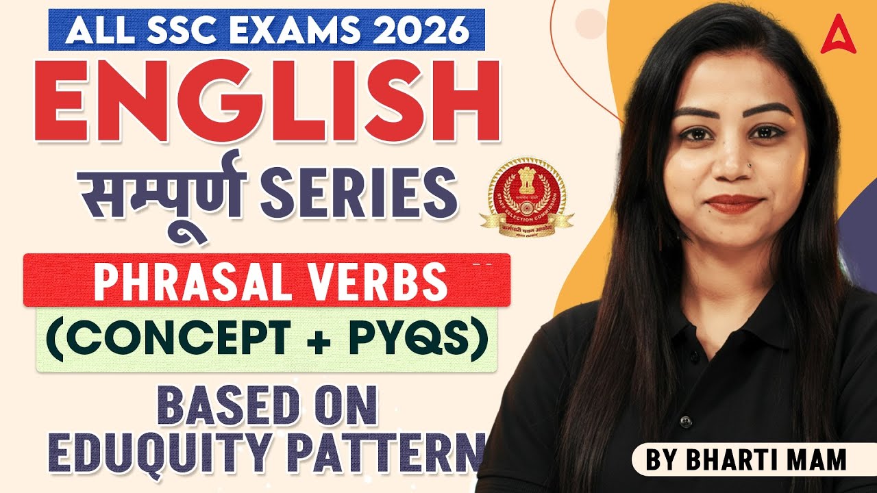 SSC English Classes 2026 | English Concept + PYQs | SSC CGL/CHSL/CPO English By Bharti Mam