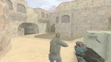 (CS 1.6 Tips and Tricks)DE_DUST2 individual powerful  flashbangs