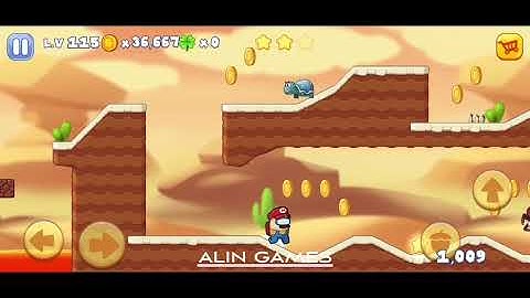 Alin | Super Bobby’s World | Level 115 | Quick Game Guide | All Gold | All Stars