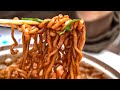 짜파게티 맛있게 끓여주는곳 ! 신촌 이모네 짜파게티 , Korean Ramen, black noodle, Jjajangmyeon, Korean street food