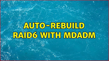 Auto-rebuild RAID6 with MDADM