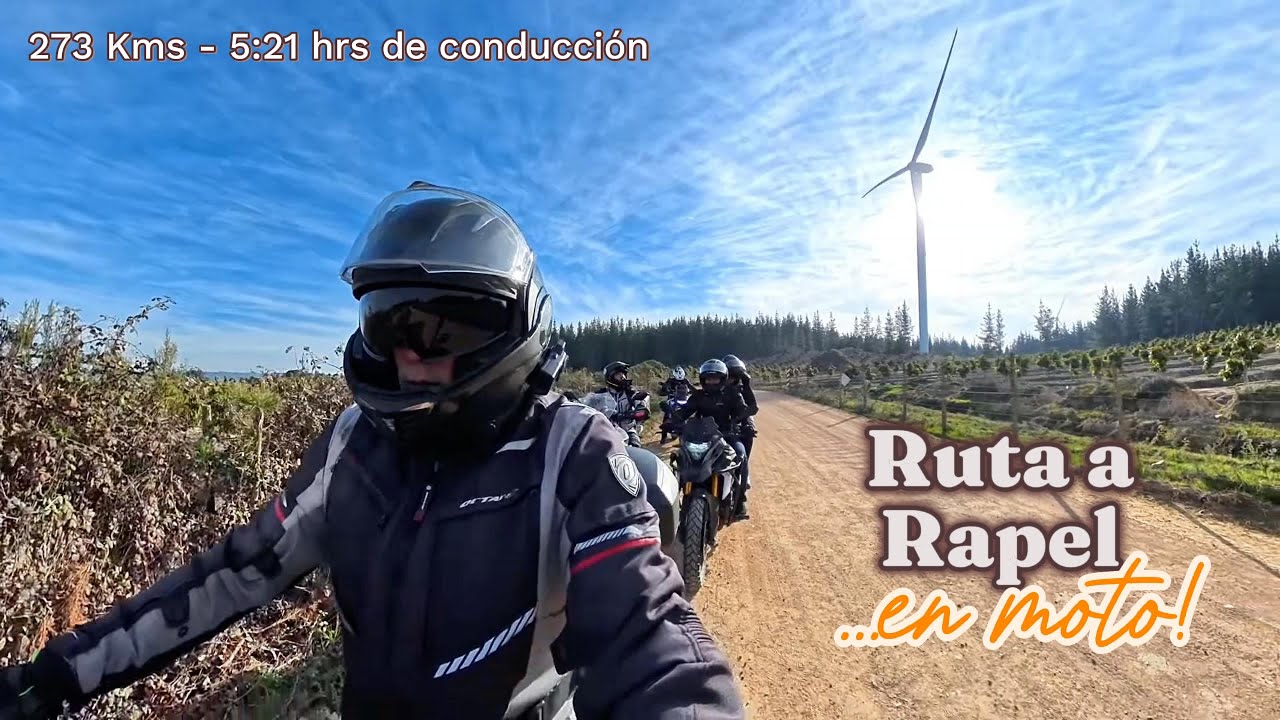 Ruta a Rapel: almuerzo, ripio y curvas en la costa central 🏍️🌊