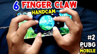 BEST Control 6 Finger Claw + Gyro(Alway on) | PUBG Mobile HANDCAM #2