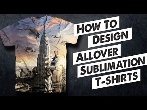How To Design Sublimation T Shirts Youtube