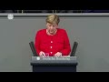 German Chancellor Angela Merkel Warns The European Union Is Facing Its Deepest Recession Since Wolrd War II