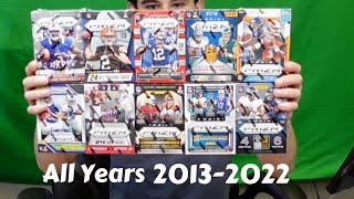OPENING EVERY YEAR OF PRIZM BLASTER