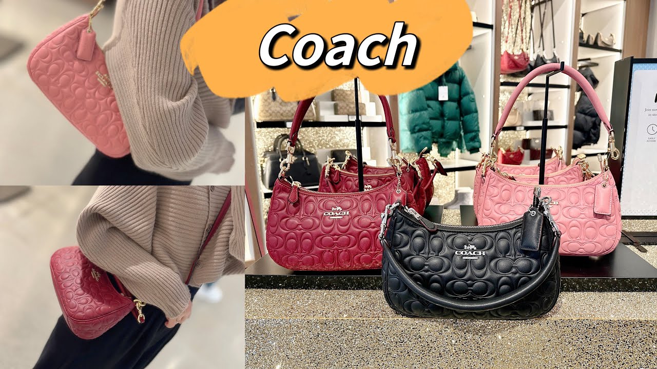 Lana Shoulder Bag 23 In Signature Jacquard Cocoa Burnished Amb | Coach  Australia