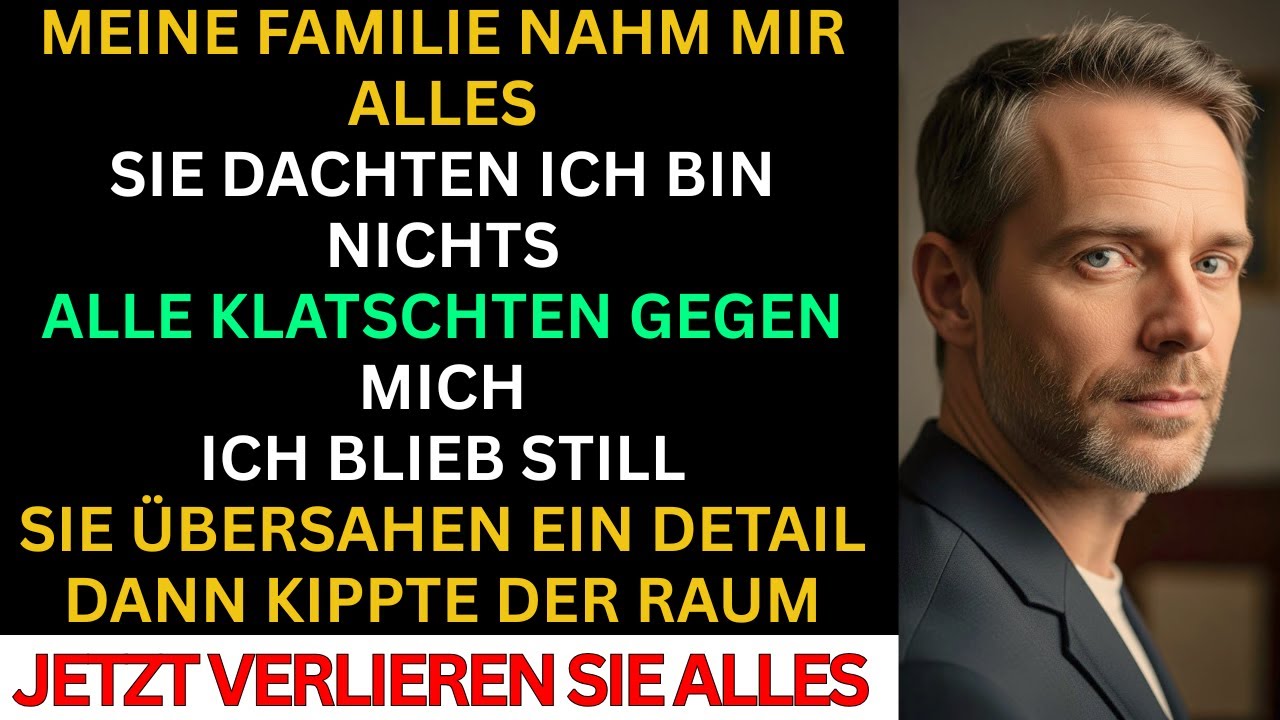 Meine Familie nahm mir alles weg – sie ahnten nicht, was ich längst wusste...
