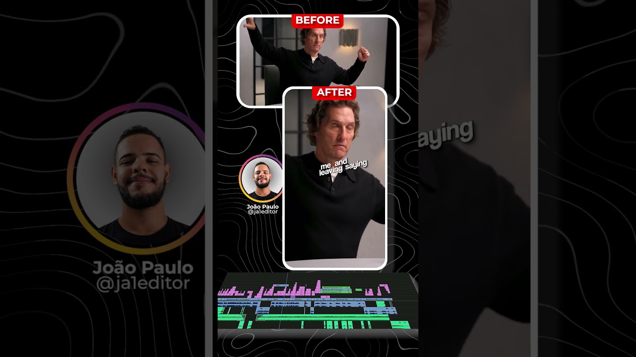 McConaughey - Before / After #videoediting #premierepro