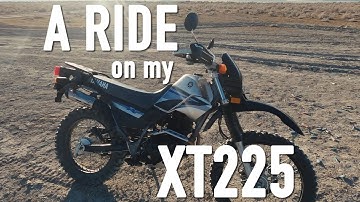A Ride on My Yamaha XT225