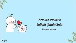 Inikah Jatuh Cinta - Amanda Manopo (Speed up) Lirik