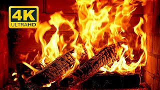 🔥 Cozy Fireplace 4K UHD! Fireplace with Crackling Fire Sounds. Fireplace Burning for TV 4K