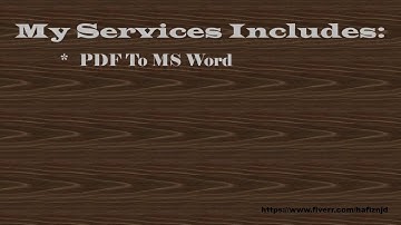 PDF Conversion Services At Fiverr