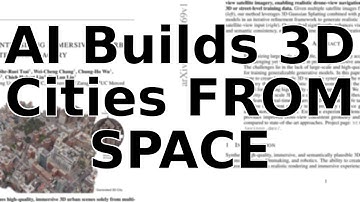 New AI Builds Entire 3D Cities Using Only Satellite Photos - Skyfall-GS