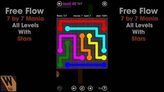 Flow Free 7 by 7 Mania  complete Levels with Stars screenshot 4