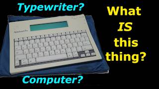 Is 1995's AlphaSmart Pro merely an electronic typewriter, or something more