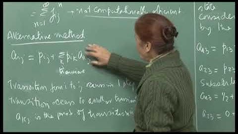 Reducible markov chains