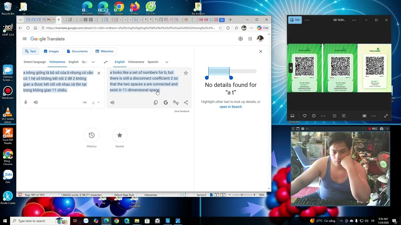 Phạm Hoài Đăng Part 166.3 Multiple Space N=26 with N=11. Fixed part 163, 161 & 144