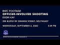 Washington DC Police Show Video Footage Of Shooting Of Black Man That Sparked Protests, Proof Positive He Was Holding A Firearm
