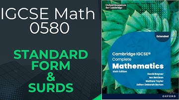 Standard Form and Surds | IGCSE Math 0580