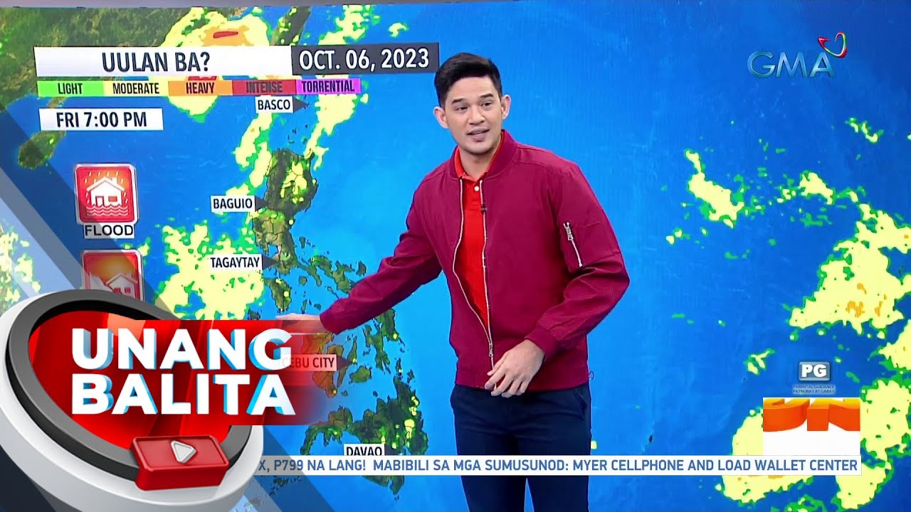 Weather update as of 6:14 AM (October 6, 2023) | UB