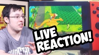 LIVE REACTION! POKEMON LETS GO PIKACHU AND LETS GO EEVEE!