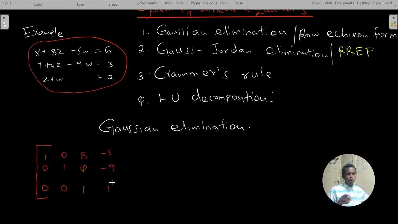 Introduction to system of linear equation