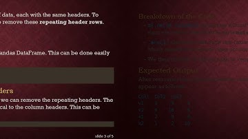 How to Handle Repeating Header Rows in CSV Files Using Pandas