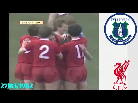 Everton vs Liverpool 27/03/1982- First Division 1981/1982