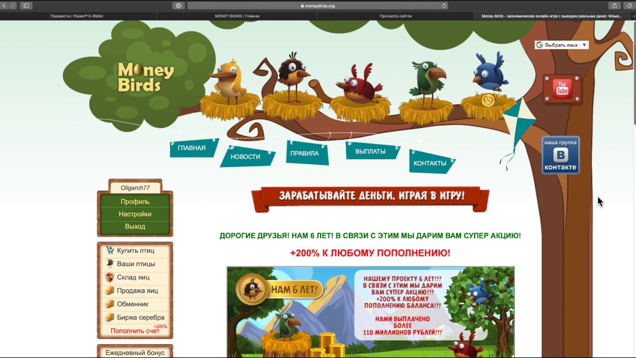 Отзывы о money birds  Реально вывести деньги?