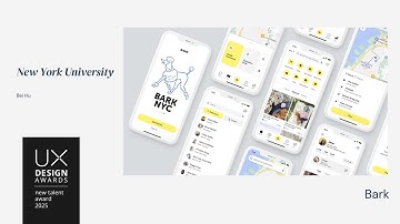 UX Design Award | New Talent 2025: Bark by Bei Hu, New York University