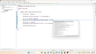 Explaining String and its immutability characters with the code example.