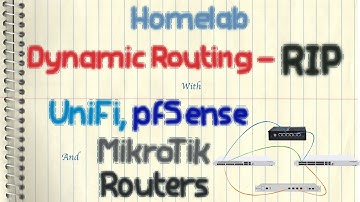 Homelab Dynamic Routing - RIP Configuration with pfSense, UniFi USG Pro, and Mikrotik Routers