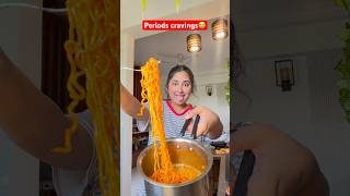 First Day of Periods Cravings #minivlog #ytshorts #shorts