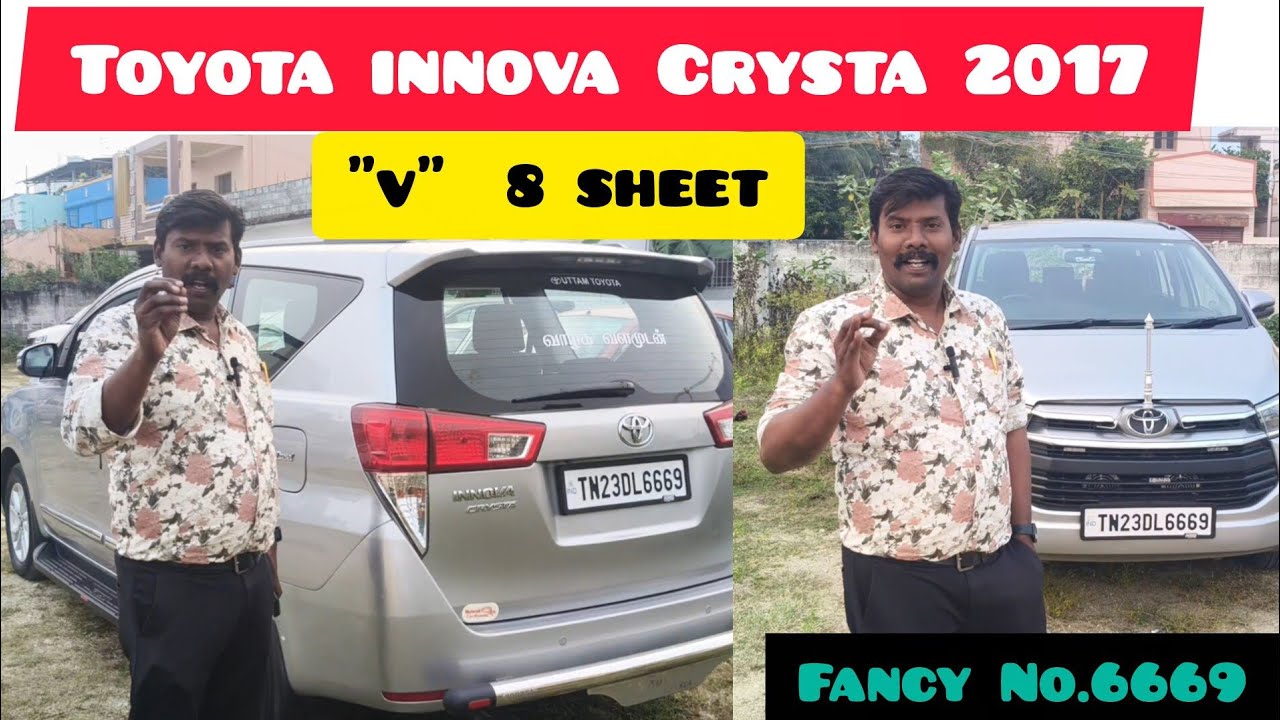 INNOVA CRYSTA 2017 | V MODEL | 8 SEATER | TRUSTED FAMILY CAR #car #deepakcarsvellore #carforsale 