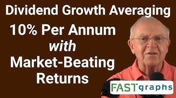 Dividend Growth Averaging 10% Per Annum With Market Beating Returns | FAST Graphs