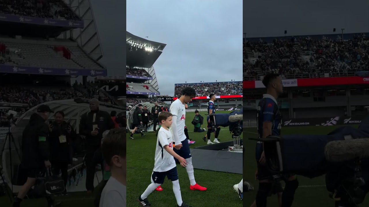 A special welcome at Eden Park 🤍🇳🇿