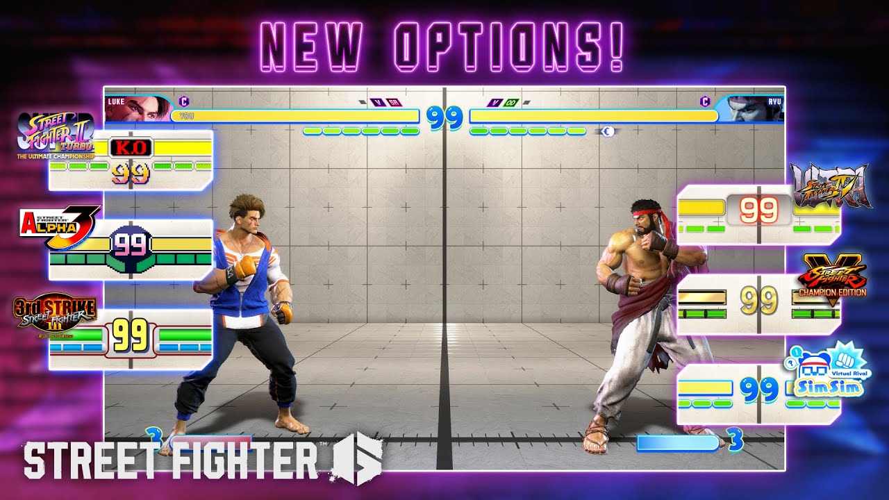 Street Fighter 6 - Battle HUD Design Setting Feature