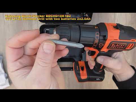 Black and Decker 12V Cordless Drill 2019 Unboxing 