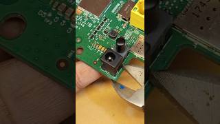 HOW TO REMOVE VERTICAL DC CONNECTOR 5.5mm PORT USE SOLID COPPER WIRE