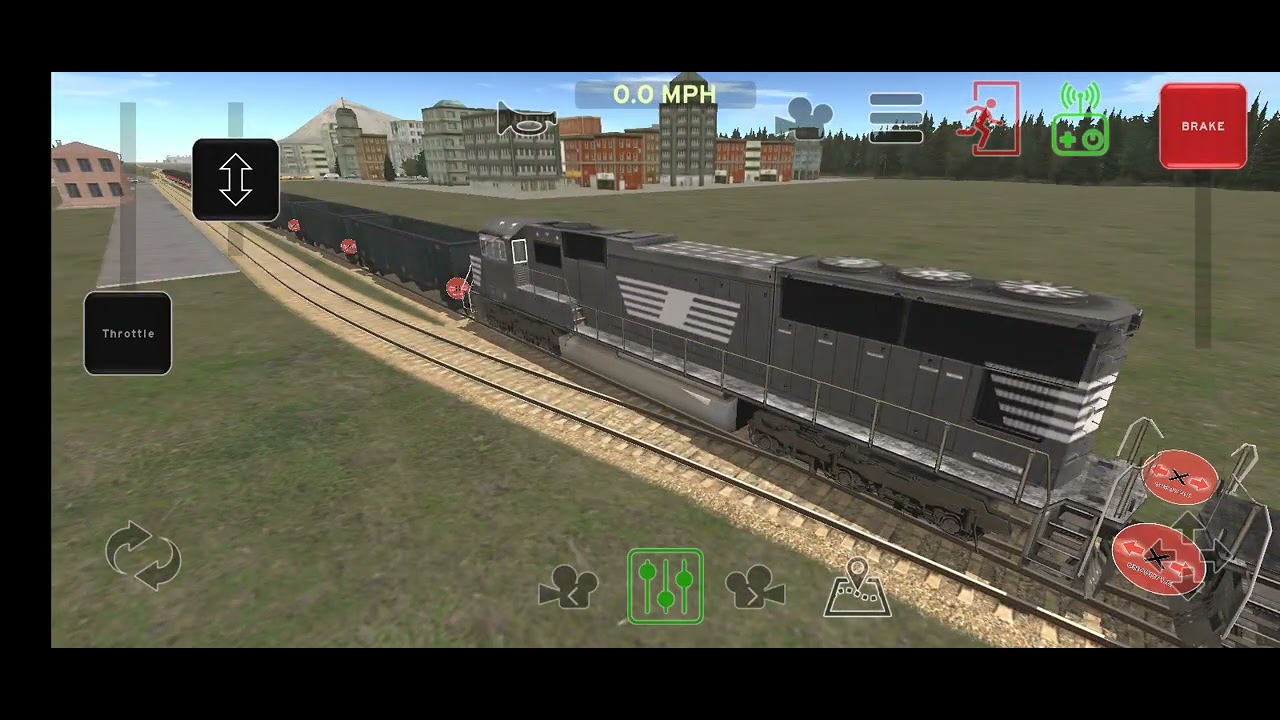 how to make diesel train slip in train and rail yard simulator
