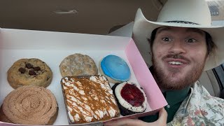 CRUMBL REVIEW 257: White Chocolate Raspberry Cheesecake, Cerulean Blue, Biscoff Tres Leches, KBC